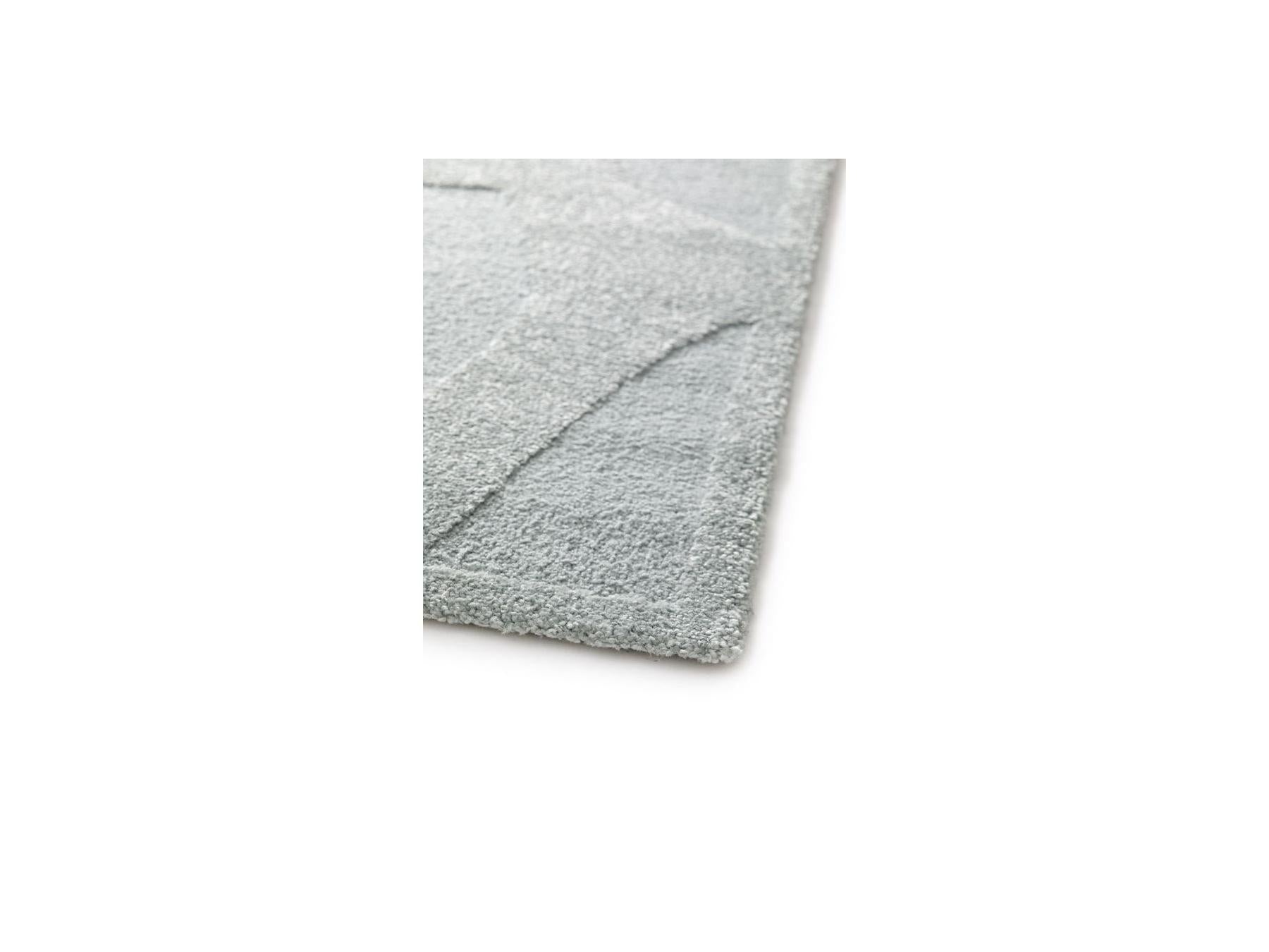 Elior - Alfombra de pelo corto - Motivo abstracto - Azul