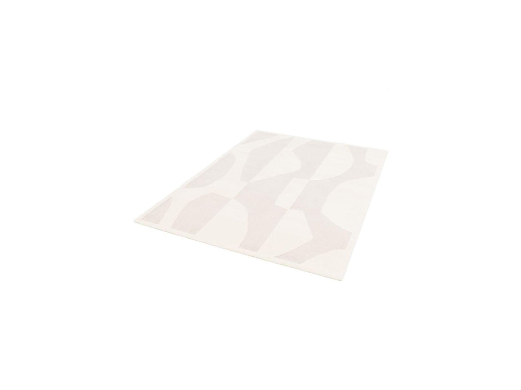 Elior - Alfombra De Pelo Corto - Estampado Abstracto - Beige