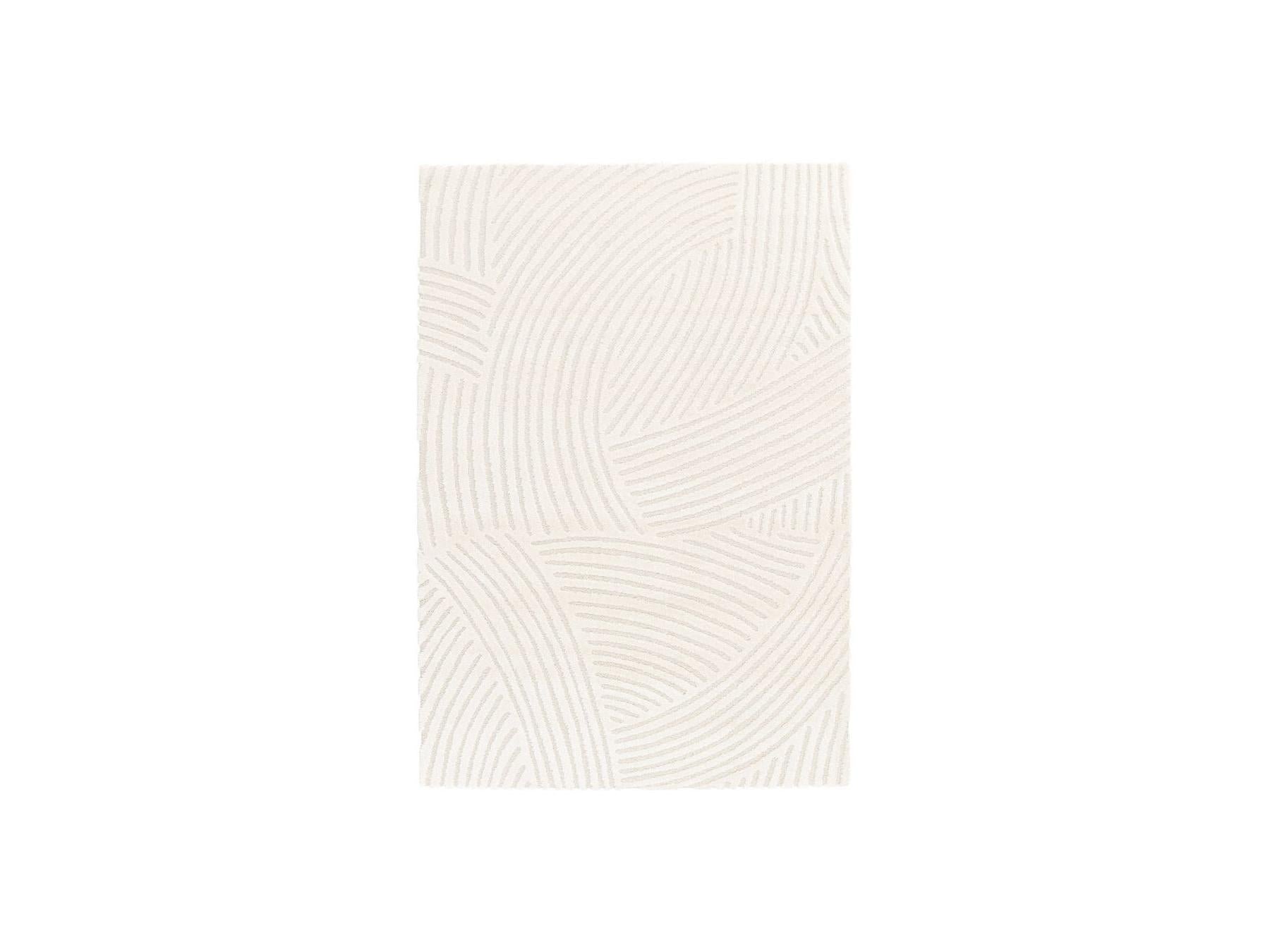Stan - Alfombra De Pelo Corto - Estampado Abstracto - Beige