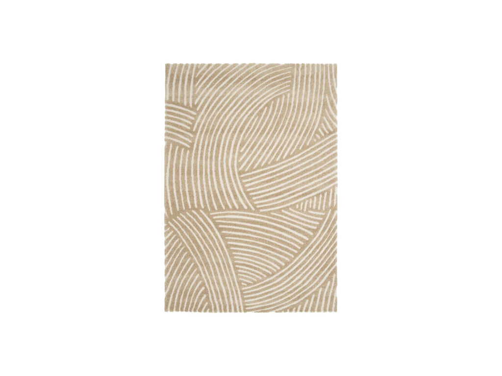 Stan - Alfombra De Pelo Corto - Estampado Abstracto - Marrón