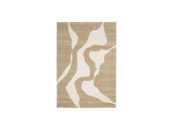 Colas - Short-Pile Rug - Abstract Pattern - Brown