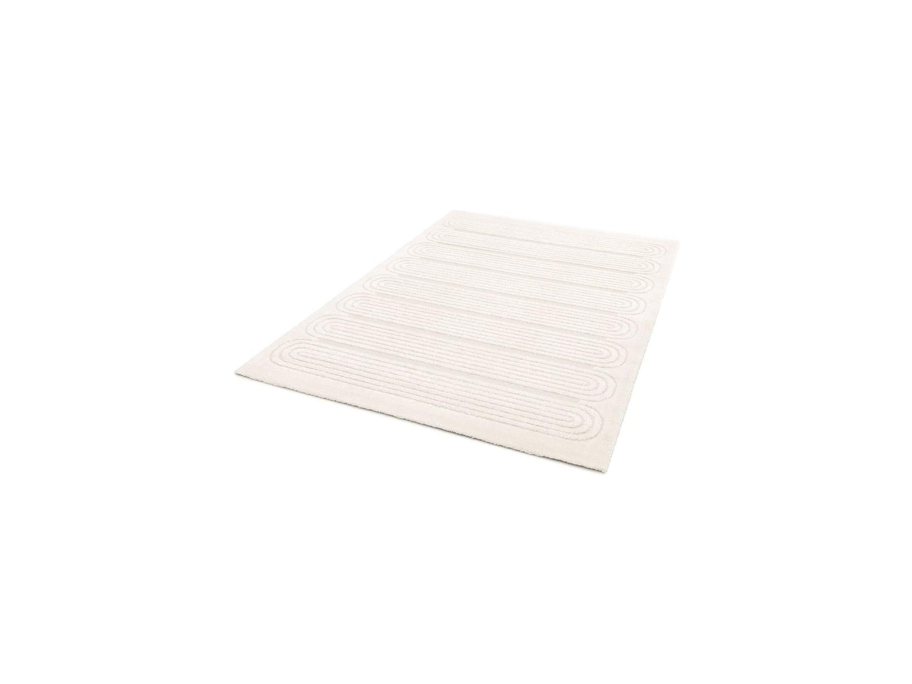 Iago - Alfombra de pelo corto - Motivo gráfico - Beige