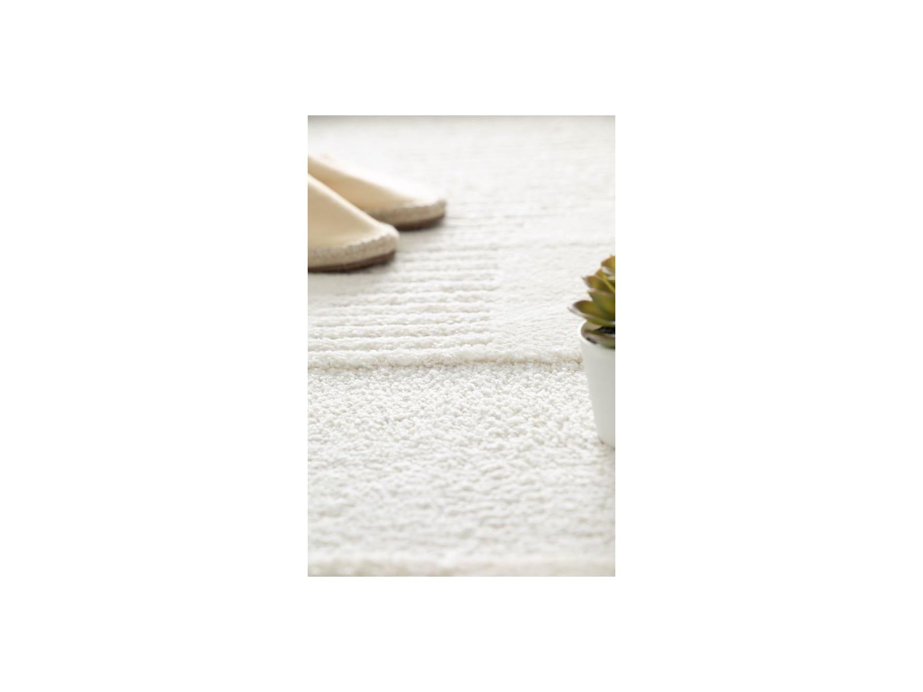 Clotaire - Alfombra de pelo corto - Estampado abstracto - Beige