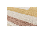 Loan - Alfombra de pelo largo - Estampado gráfico - Amarillo