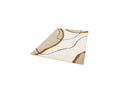 Alfombra Shaggy - Lalou - Estampado abstracto - Beige