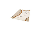 Alfombra Shaggy - Lalou - Estampado abstracto - Beige