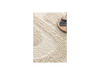 Alfombra Pelo Largo - Caleb - Estampado Gráfico - Beige