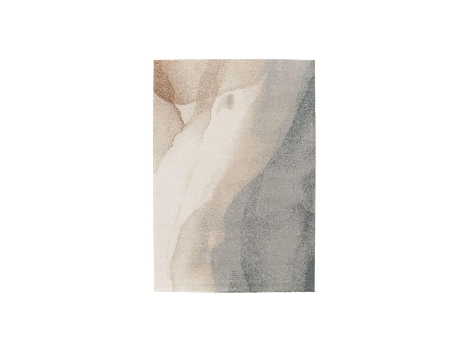 Livio - Alfombra De Pelo Corto - Estampado abstracto - Marrón