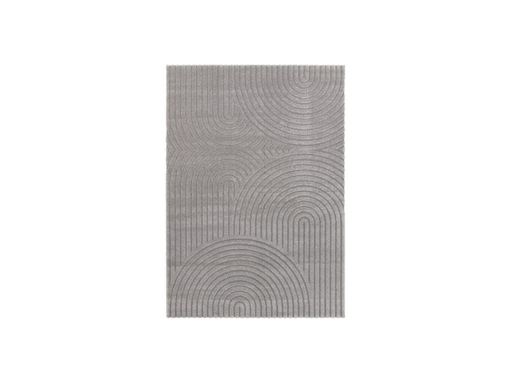 Herve - Alfombra De Pelo Corto - Estampado abstracto - Gris