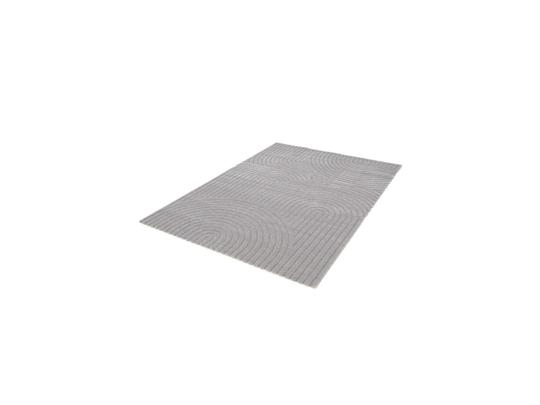 Herve - Alfombra De Pelo Corto - Estampado abstracto - Gris