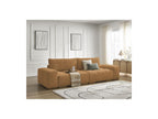 Anakin - Canapé Droit Fixe 3 Places - Tissu Bouclette - 2 Coussins