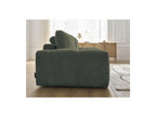 Anakin - Canapé Droit Fixe 3 Places - Tissu Bouclette - 2 Coussins
