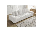 Anakin - Fixed Straight 3-Seater Sofa - Bouclé Fabric - 6 Cushions