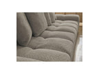 Anakin - Fixed Straight 3-Seater Sofa - Bouclé Fabric - 6 Cushions