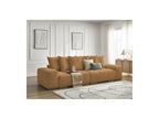 Anakin - Fixed Straight 3-Seater Sofa - Bouclé Fabric - 6 Cushions