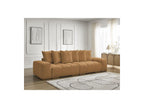 Anakin - Fixed Straight 3-Seater Sofa - Bouclé Fabric - 6 Cushions