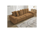 Anakin - Fixed Straight 3-Seater Sofa - Bouclé Fabric - 6 Cushions