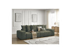 Anakin - Fixed Straight 3-Seater Sofa - Bouclé Fabric - 6 Cushions