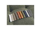 Anakin - Fixed Straight 3-Seater Sofa - Bouclé Fabric - 6 Cushions
