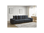 Anakin - Fixed Straight 3-Seater Sofa - Bouclé Fabric - 6 Cushions