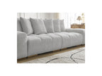 Anakin - Fixed Straight 3-Seater Sofa - Bouclé Fabric - 6 Cushions