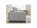 Anakin - Fixed Straight 3-Seater Sofa - Bouclé Fabric - 6 Cushions