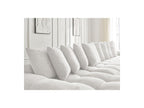 Anakin - Fixed Panoramic Sofa - Bouclé Fabric - 10 Cushions