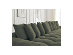 Anakin - Fixed Panoramic Sofa - Bouclé Fabric - 10 Cushions