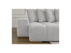 Anakin - Fixed Panoramic Sofa - Bouclé Fabric - 10 Cushions