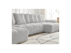 Anakin - Fixed Panoramic Sofa - Bouclé Fabric - 10 Cushions