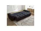 Anakin - Sofá recto cama con arcón - Tejido bouclé - 6 cojines