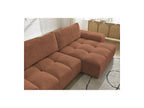 Anakin - Reversible Convertible Corner Sofa with Storage - Bouclé Fabric - 2 Cushions