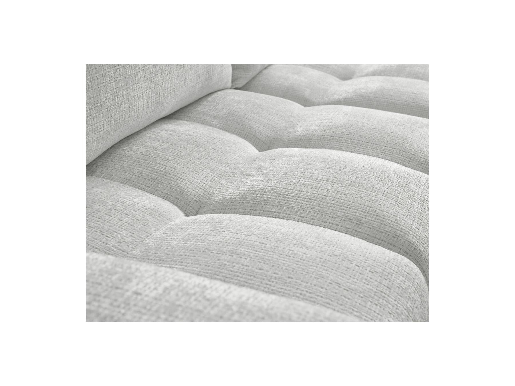 Anakin - Sofá esquinero convertible reversible - Tela texturizada - 2 cojines