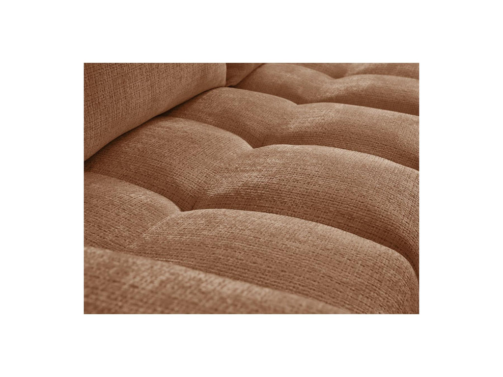 Anakin - Sofá esquinero convertible reversible - Tela texturizada - 2 cojines