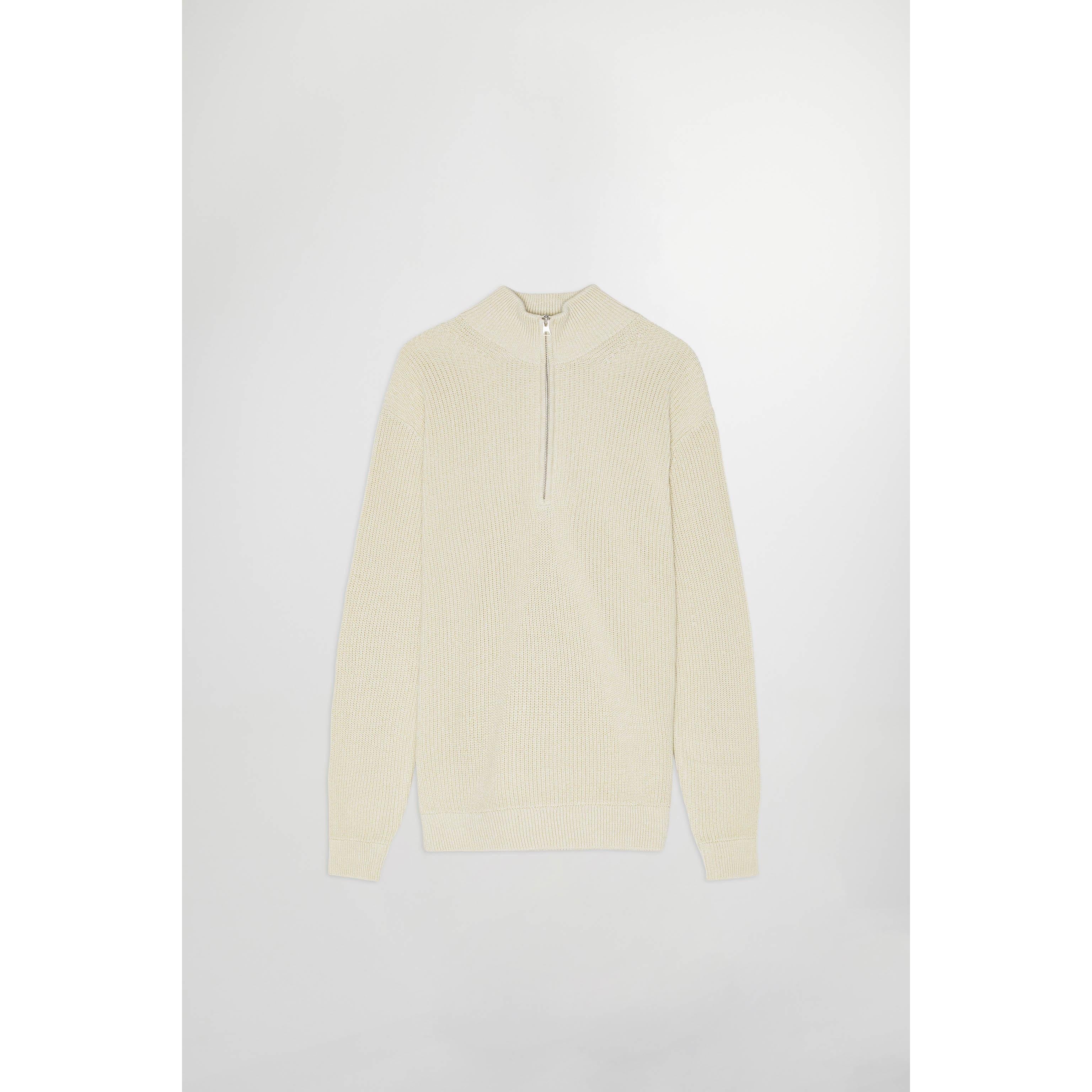 Chaleco Jacobo Half Zip - Ivory