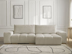 Anakin - Reversible Corner Sofa - Textured Fabric - 2 Cushions