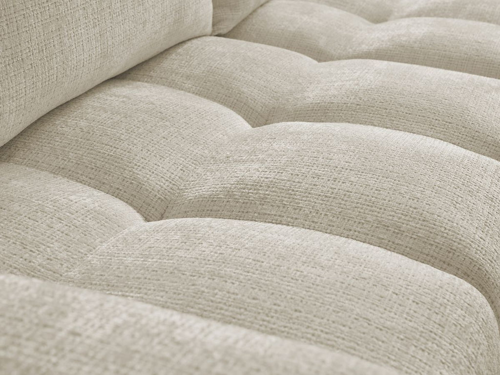 Anakin - Reversible Corner Sofa - Textured Fabric - 2 Cushions
