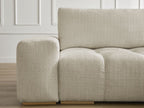 Anakin - Reversible Corner Sofa - Textured Fabric - 2 Cushions