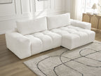 Anakin - Reversible Corner Sofa - Textured Fabric - 2 Cushions
