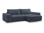 Anakin - Reversible Corner Sofa - Textured Fabric - 2 Cushions