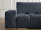 Anakin - Reversible Corner Sofa - Textured Fabric - 2 Cushions