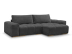 Anakin - Reversible Corner Sofa - Textured Fabric - 2 Cushions