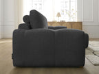 Anakin - Reversible Corner Sofa - Textured Fabric - 2 Cushions