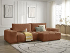 Anakin - Reversible Corner Sofa - Textured Fabric - 2 Cushions