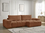 Anakin - Reversible Corner Sofa - Textured Fabric - 2 Cushions