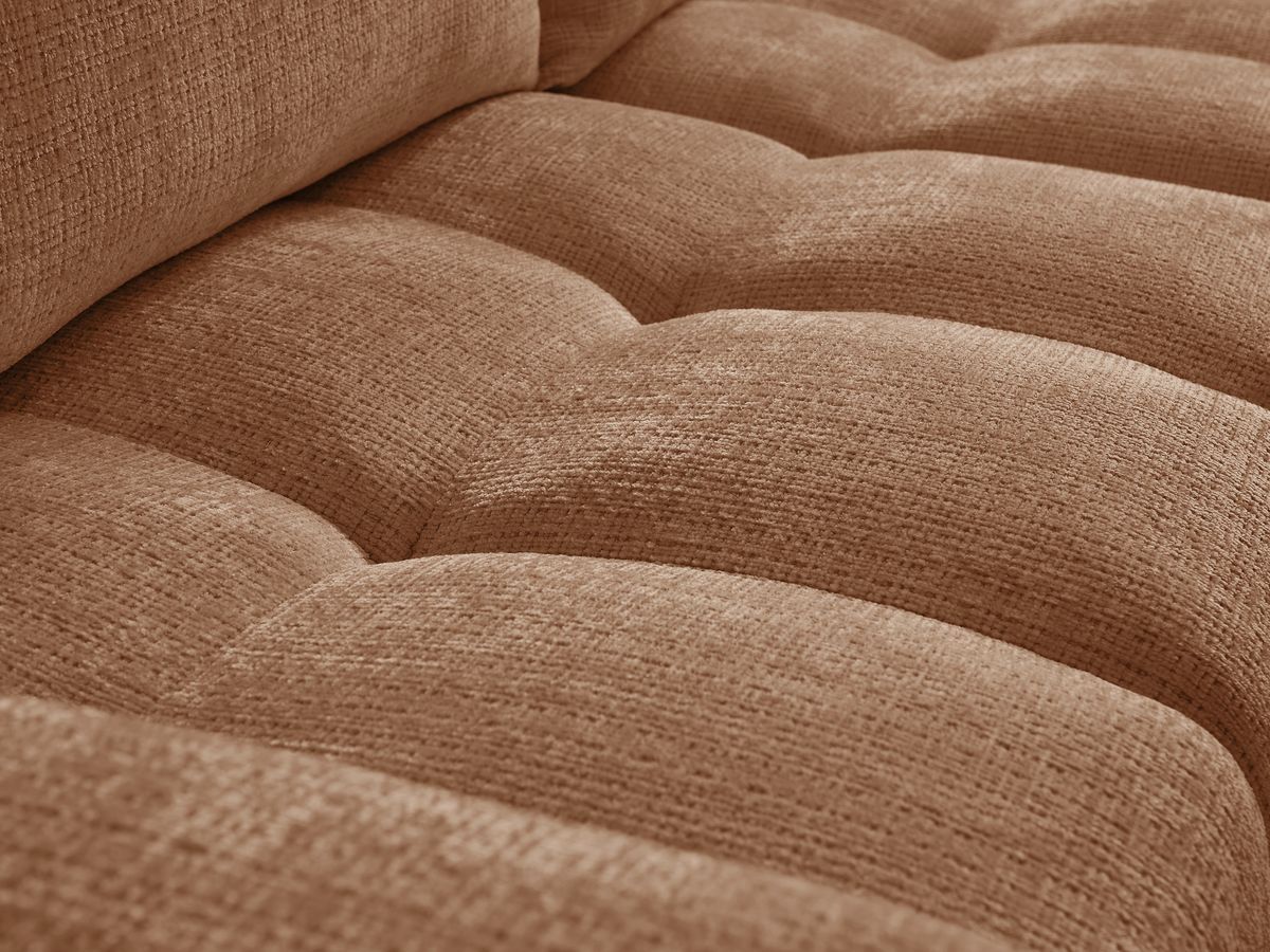 Anakin - Reversible Corner Sofa - Textured Fabric - 2 Cushions