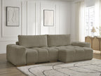 Anakin - Reversible Corner Sofa - Textured Fabric - 2 Cushions