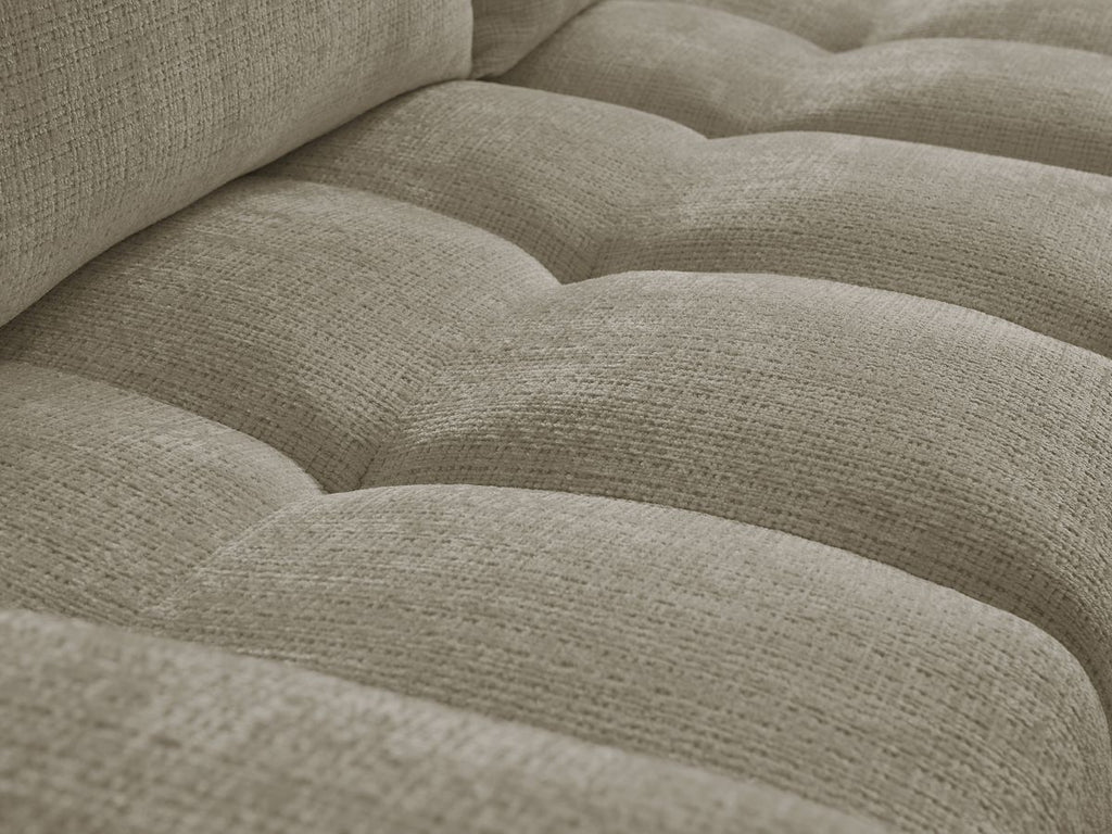 Anakin - Reversible Corner Sofa - Textured Fabric - 2 Cushions