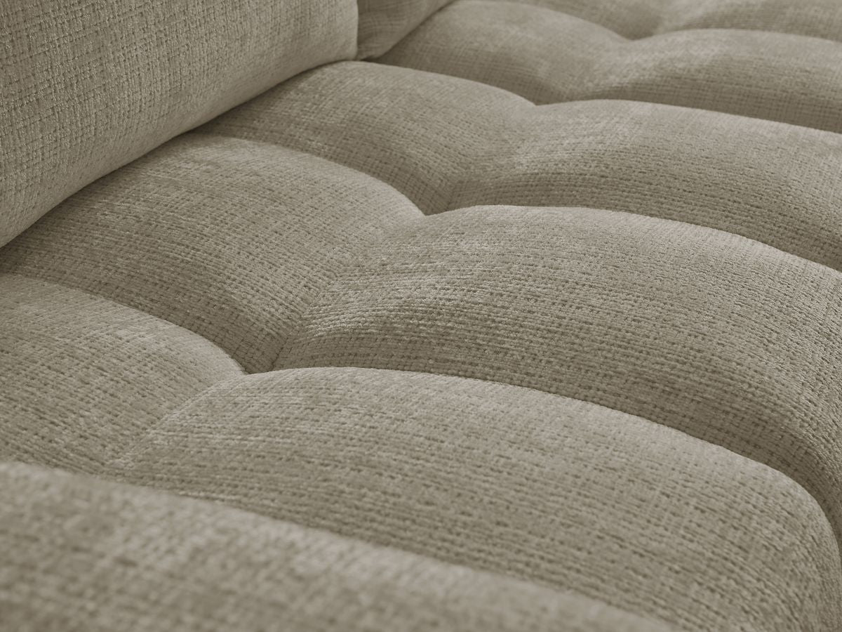 Anakin - Reversible Corner Sofa - Textured Fabric - 2 Cushions