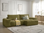 Anakin - Reversible Corner Sofa - Textured Fabric - 2 Cushions